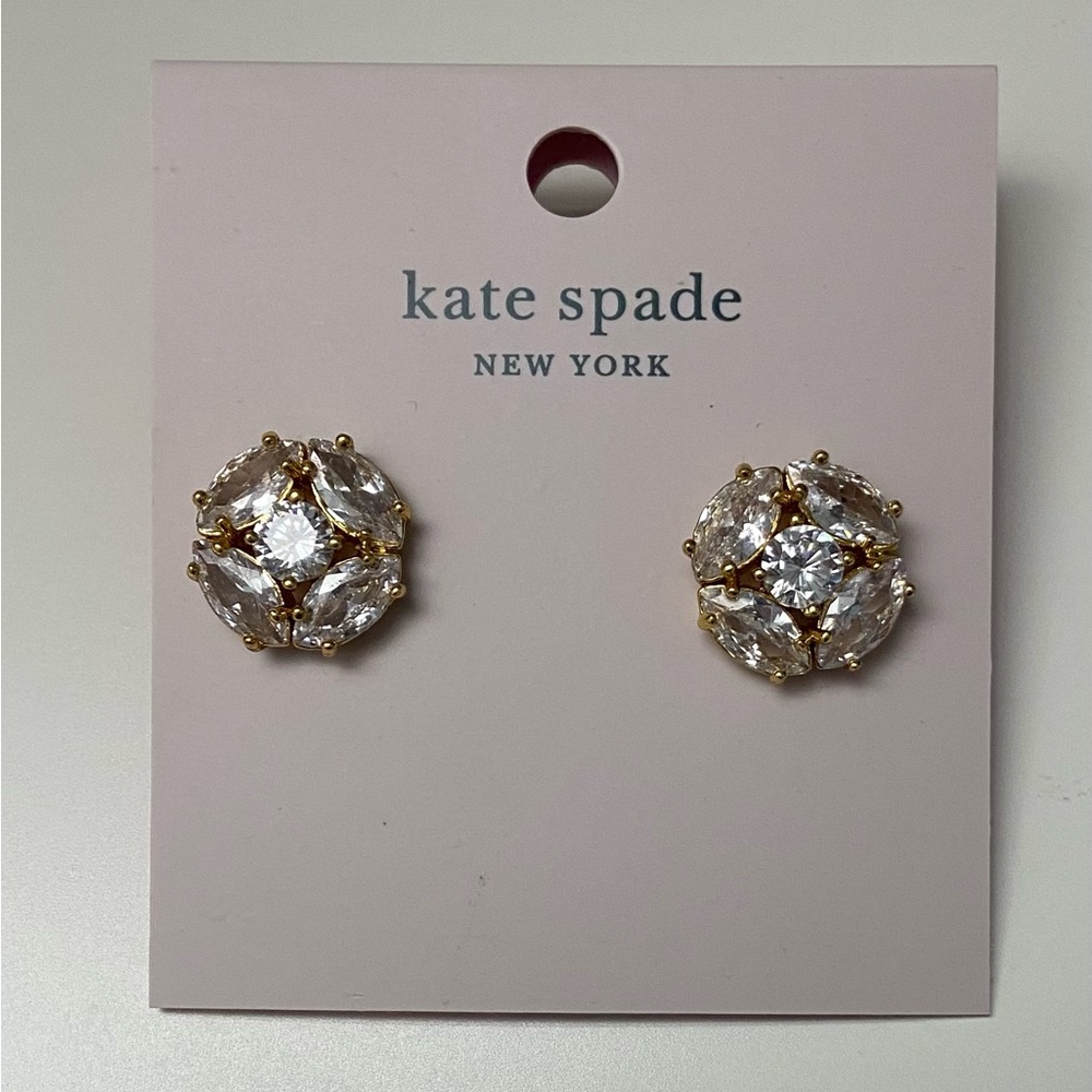 Kate Spade diamond stud earrings